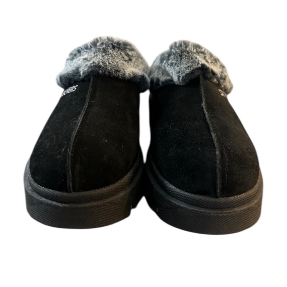 Skechers Slip On Faux Fur Lining Slide Clogs for Women, Size 9…Black & Gray. - Picture 3 of 10